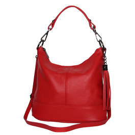 Сумка жіноча AmbraModa GLX09 шкіряна червона через плече