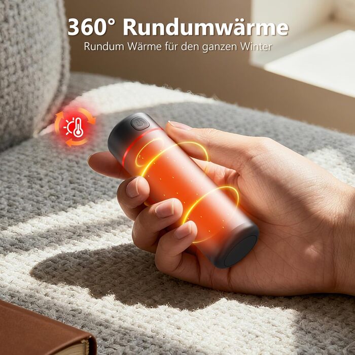 Електричні грілки для рук EXTSUD 2 шт. 5000mAh з USB-живленням, 3 режими нагріву, Powerbank для відпочинку на природі, гольфу, зимових подарунків