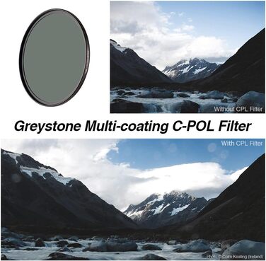 Фільтр поляризаційний круговий Haida 52mm CPL з золотим кільцем - об'єктив для фотографії