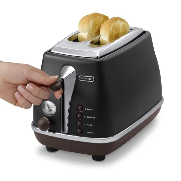 Тостер De'Longhi CTOV 2103.BK, чорний, 900 Вт