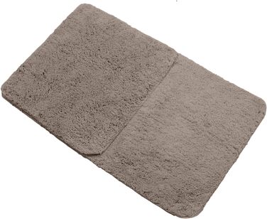 Brandsseller Bath Mat Set - 2 Piece Set: 20x32 inch & 18x20 inch - Green & Taupe