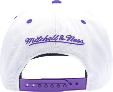 Кепка Mitchell & Ness NBA Lakers Snapback, універсальний розмір, біло-фіолетова