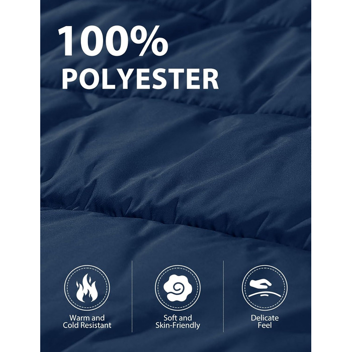 Легка степкова жилетка CTOP з капюшоном для туризму та відпочинку (М, темно-синій)