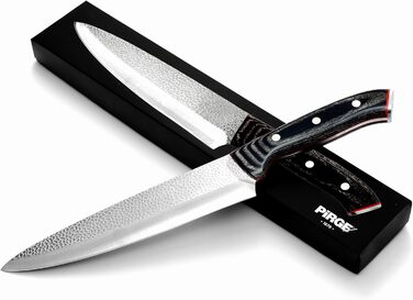 Ніж кухарський Pirge 21 см з нержавіючої сталі DIN 1.4116, Full Tang, ручка з композитного дерева, 56 HRC