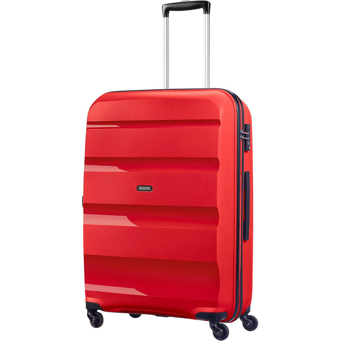 Чемодан American Tourister Bon Air Spinner S, 55 см, ручна поклажа, 31.5 л, червоний (Magma Red)