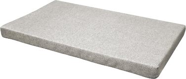 Крісло-лежанка для собак Croci Hydro, сіре, водонепроникне, знімний чохол, 50x80x6 см