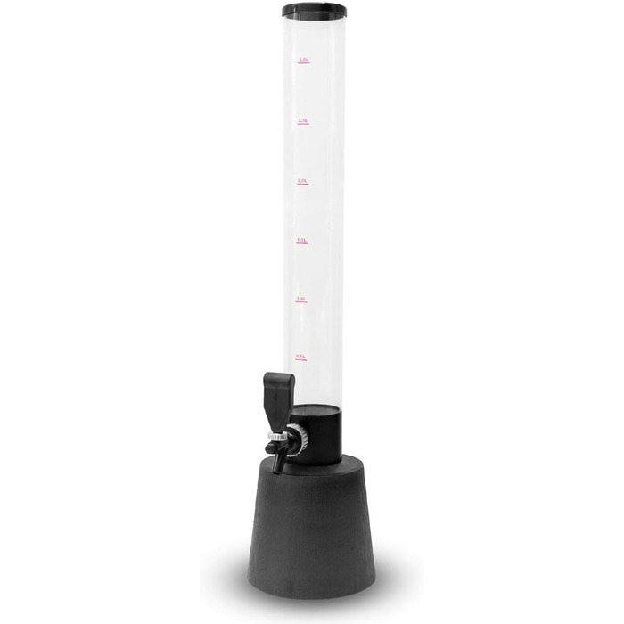 XXL Drinks Column Beer Column Beer Tower Party Beer Dispensing Column with Tap (3.5 Liters)