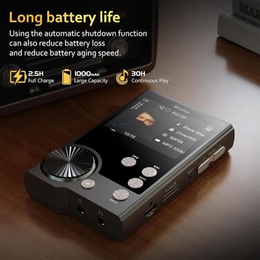 Портативний MP3-плеєр Hi-Fi з підтримкою DSD, 64GB, для спорту