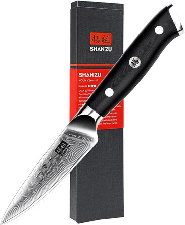 Ніж кухарський SHAN ZU PRO Series з 67 шарів дамаської сталі, ручка G10, кухонний ніж