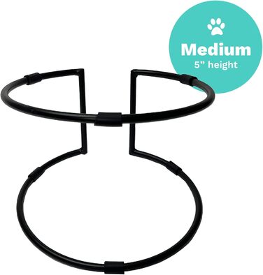 Нержавійна миска для собак Negro Medium – для короткошерстих порід, з антиковзким покриттям, з жолобом, рекомендована ветеринаром