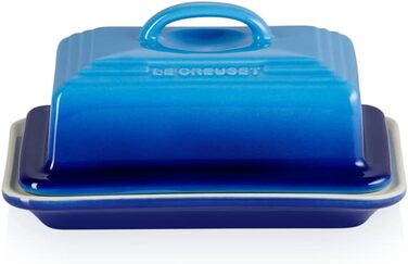 Le Creuset Stoneware Butter Dish, 900 g, 17 x 12.5 x 9 cm, Azure, 80837172200003