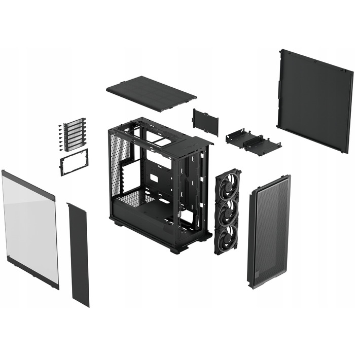 Корпус Fractal Design Epoch Black Midi Tower, чорний