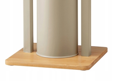 Набір для вбиральні DASTIN: тримач для йоржка та паперу, бежевий матовий