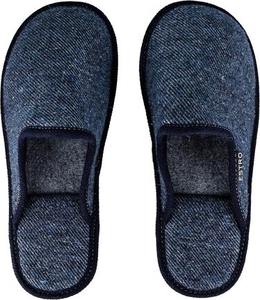 Чоловічі халати ESTRO F17 Jeans 43 EU з антиковзкою підошвою Memory Foam