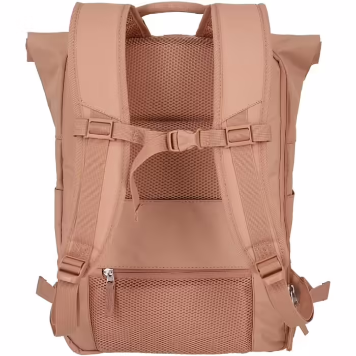 Travelite Basics Roll-Up Rucksack 60 cm, One Size, (Powder Pink)