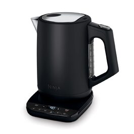Електричний чайник Ninja Perfect Temperature KT201EUSTGD, 1.7 л, 6 температурних режимів, функція швидкого закипання та підігріву, чорний
