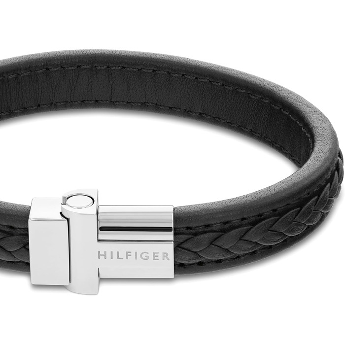 Браслет чоловічий шкіряний Tommy Hilfiger чорний 2790375