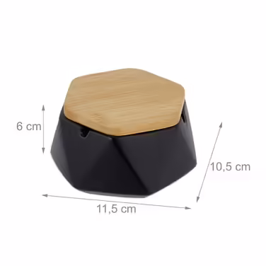 Relaxdays ashtray with lid