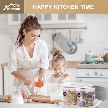 Набір контейнерів для зберігання GoMaihe 12 шт. з кришкою, 800 мл, чорний: герметичні, для продуктів, без BPA, придатні для миття в посудомийній машині