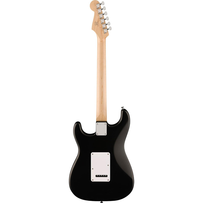 Струмогітара Squier Debut Stratocaster з палісандровим гриф, біле пікгард, чорний колір SSS