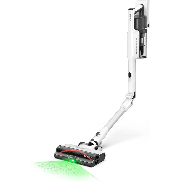 Бездротовий пилосос Tineco PURE ONE A50S Plus: потужний акумуляторний вертикальний пилосос з контейнером 1 л та турбощіткою ZeroTangle для видалення шерсті тварин. Ідеально підходить для твердих підлог.