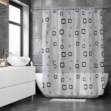 Текстильна штора для ванни Profi ID, 170 x 180 см