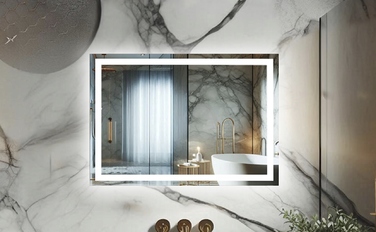 Настінне дзеркало Home & Decor Group 800 x 600 мм з LED-підсвіткою