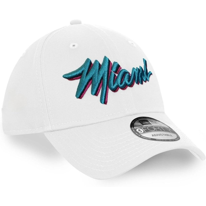 Кепка New Era Miami Heat NBA, регульована, бейсболка Snapback Trucker 9Forty, універсальний розмір