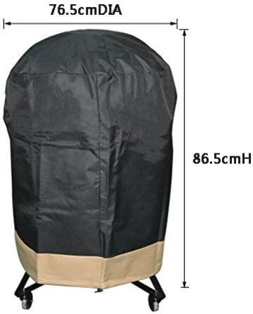 Чохол для гриля Kamado Onlyfire, сумісний з Big Green Egg Large, Kamado Joe Classic, Stand Alone, Grill Dome Large, Pit Boss K22, Louisiana K22