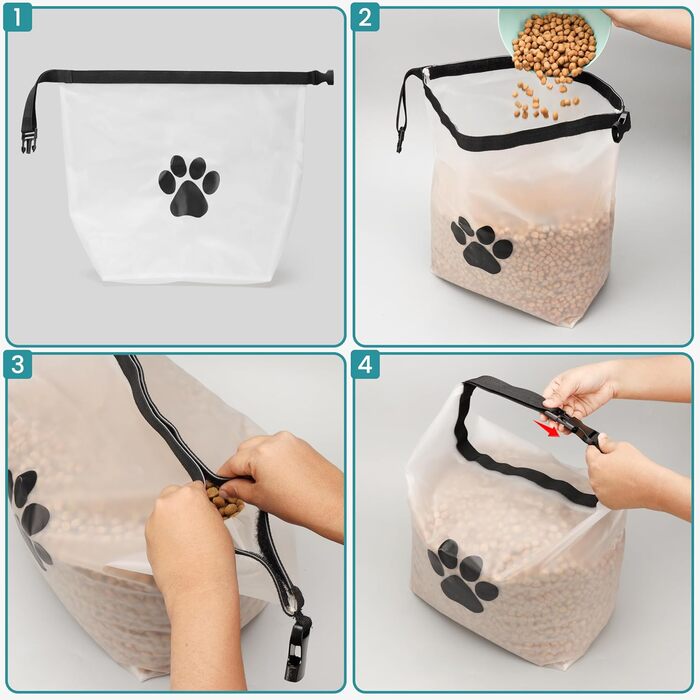 Сумка для зберігання корму для собак BELLE VOUS, 9 л - туристична сумка для корму, зручна для подорожей