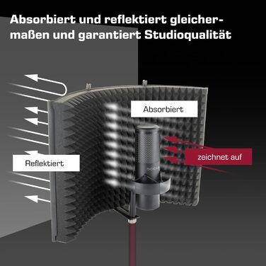 DOCKIN® MP2000: USB мікрофон-конденсатор для ПК, геймінгу, подкастів та стрімінгу. З міцним штативом, Pop-фільтр та Windscreen. Преміум якість звуку.