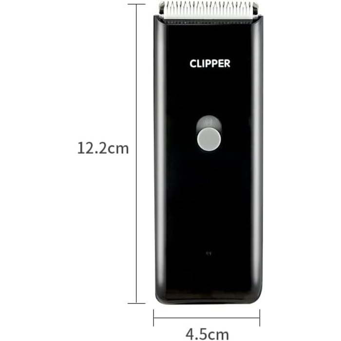 Електрична машинка для стрижки собак Favrison, для собак та котів, USB, бездротова, водонепроникна (чорний)