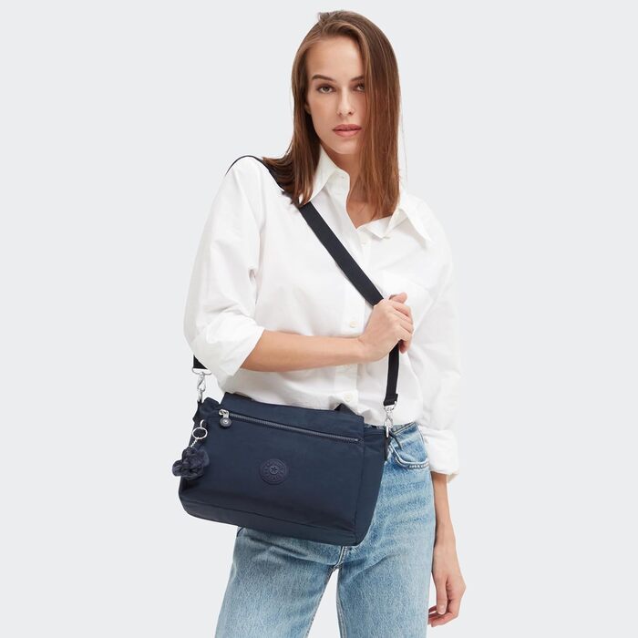 Сумка Kipling Elysia через плече середнього розміру (Blue Bleu 2) - оригінал