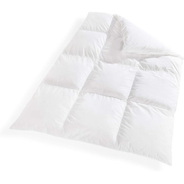 Зимова ковдра VitaloBett Canadian Dreams Polar 200x220 см – надзвичайно тепла стьобана ковдра з гусячим пухом для алергіків, клас тепла 6