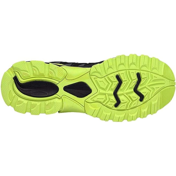 Черевики робочі Goodyear S1P/SRA/HRO для чоловіків, металозахисні, композитна підошва, чорно-неонові (38 EU)