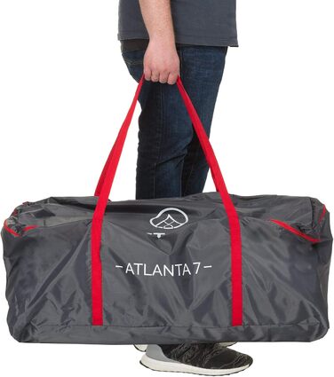 JUSTCAMP Atlanta 7-Personen Familienzelt