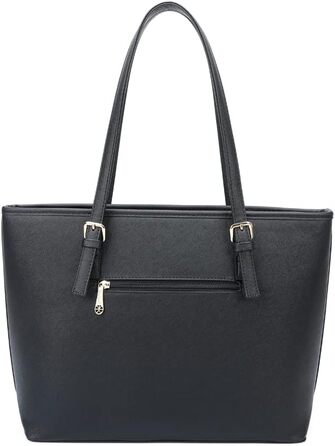 Сумка жіноча Gallantry Paris шопер з блискавкою для документів A4, чорна