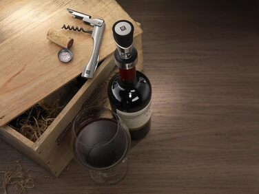 Набір сомельє ZWILLING 2 предмети: вилив для вина та штопор, нержавіюча сталь, срібний колір