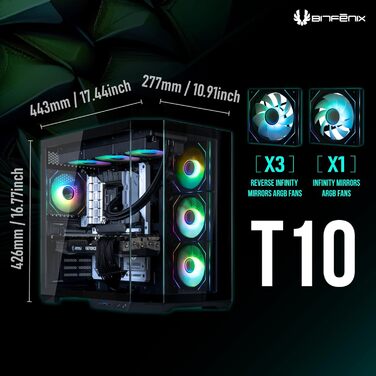 Корпус ПК BitFenix CETO Premium Edition Mid Tower (T10 Black)