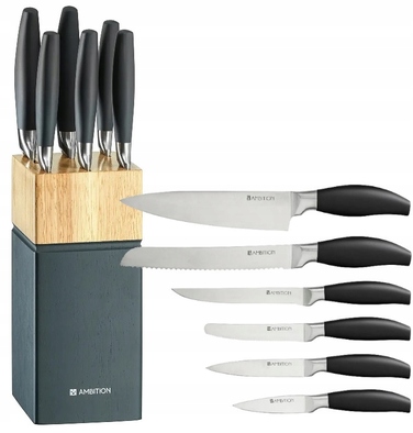 Набір ножів Ambition Silvery (7 предметів)
