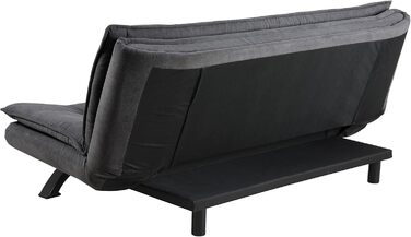 AC Design Jasper Bettcouch Dunkelgrau/Schwarz