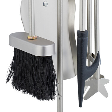Relaxdays 5-Piece Fireplace Set