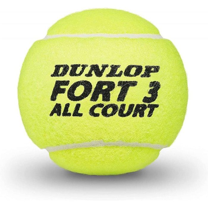 Dunlop Fort All Court Tennis Balls - Tripack (9 Balls / 3 Sets)