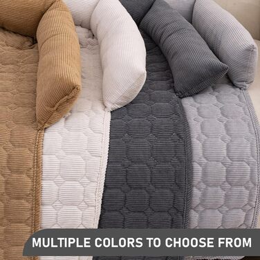 OKYUK Лежанка для собак, зручна лежанка-кошик, диванчик для собак, чохол для дивана, ручне прання, нековзний, підходить для собак з довгою шерстю (темно-сірий, L 75 x W 75 x H 13 см) (75 x 75 x 10 см, шнур світло-сірий)