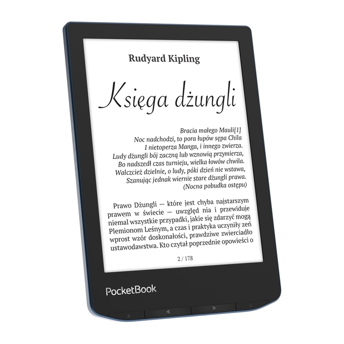 Електронна книга PocketBook Verse Pro 16 ГБ, 6 дюймів, чорна