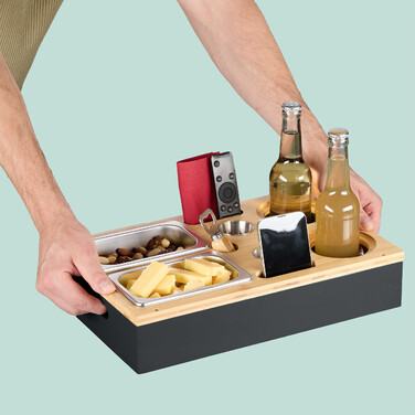 Relaxdays Couchbar with Accessories