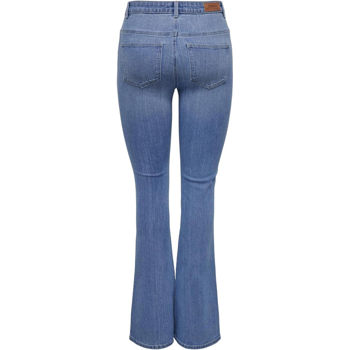 Джинси жіночі кльош Only Konroyal Flared Jeans світло-блакитні, розмір XL / 30L, денім