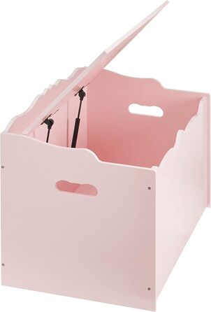 Дерев'яна іграшкова скриня Amazon Basics, 76×41×47 см, рожева