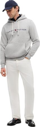 Чоловічий світшот Tommy Hilfiger MW0MW11599 сірого кольору (Cloud Htr), розмір 3XL