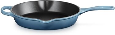 Le Creuset Signature висока сковорода-сотейник з чавуну, для всіх типів плит та духовок, 26 см, 2 л, колір Chambray